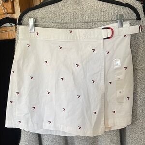 Tommy Hilfiger Size 10 Women Hollywood Chino Heart Print Skort